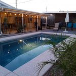 modern pool patio in scottsdale
