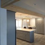 scottsdale kitchen remodel structural beams
